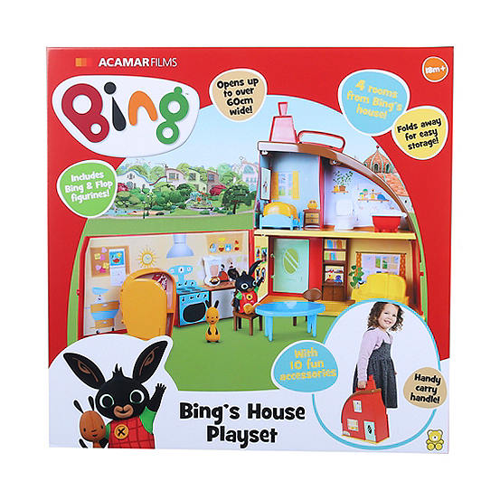 Bing House Playset with Bing and Flop Figures