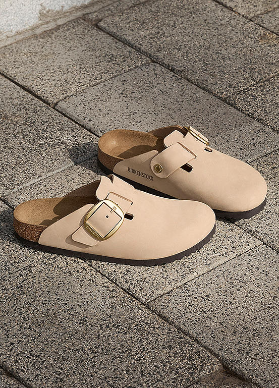 Birkenstock Boston Big Buckle Sandcastle Freemans