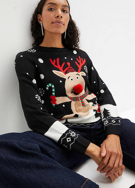 Bonprix Weihnachtspullover Damen