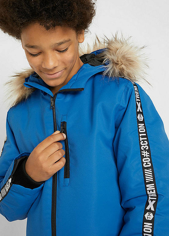 bonprix Kids Zip Fastening Hooded Winter Jacket | Freemans