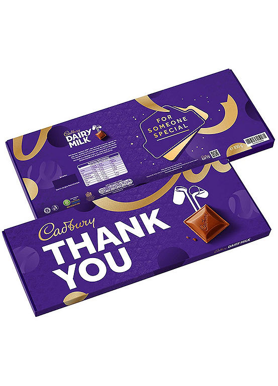 Cadbury Thank You Dairy Milk Chocolate Giant Bar Freemans