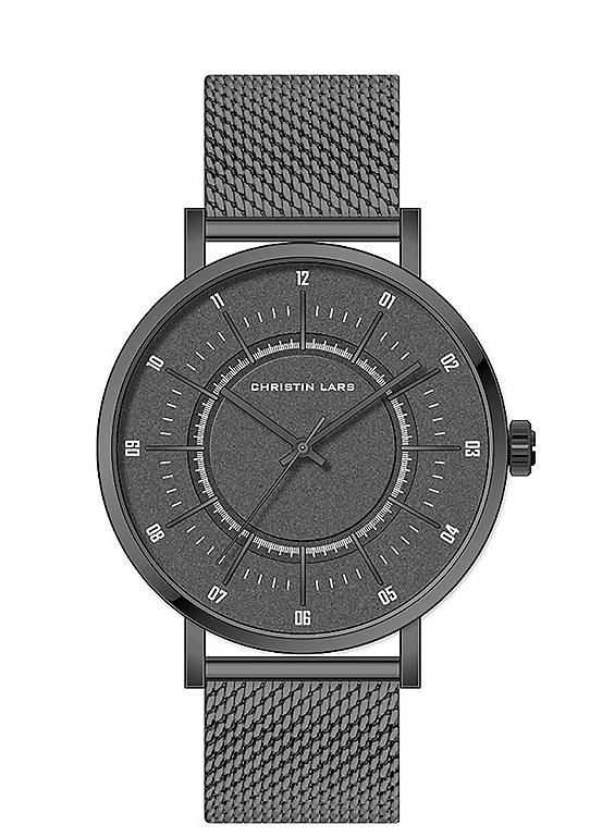 Christin Lars Mens Stainless Steel Watch Freemans