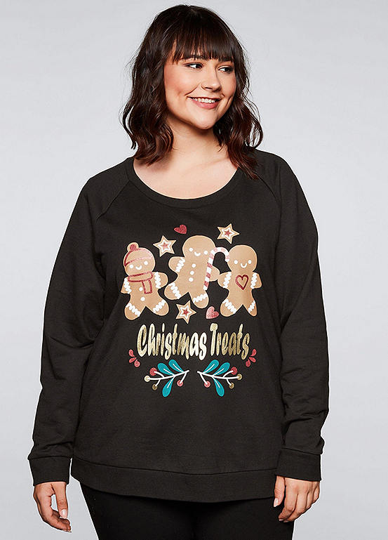 Christmas Treats’ Round Neck Sweatshirt