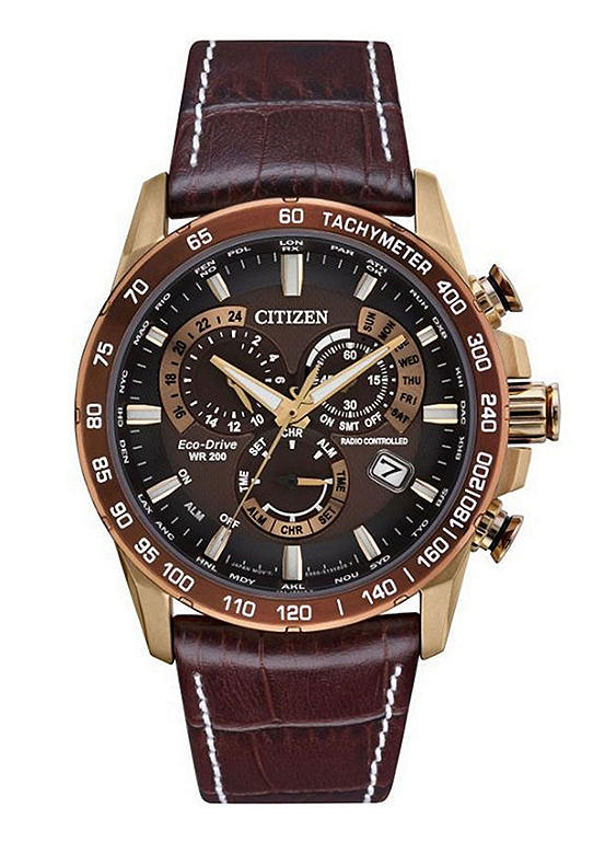 Citizen Gents Eco Drive Perpetual Chrono Watch | Freemans