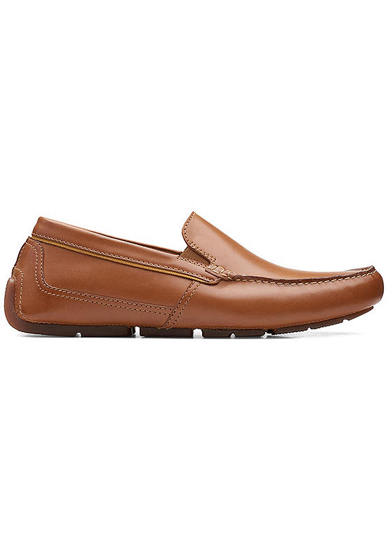 Clarks Markman Plain Moccasin Shoes | Freemans