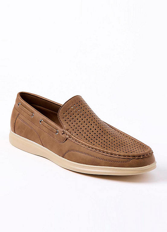 Cotton Traders Mens SlipOn Boat Shoes Freemans