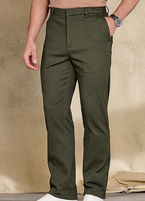 Cotton Traders Premium Stretch Chino Trousers | Freemans