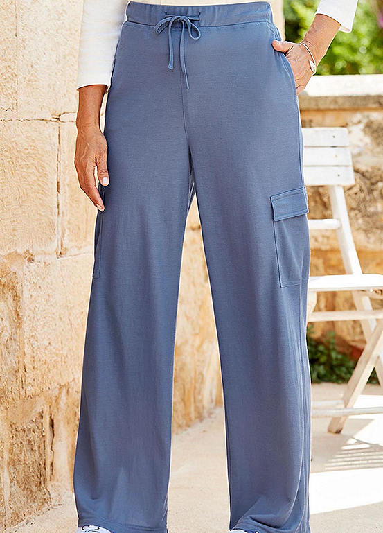 Cotton Traders Pull-On Cargo Wide-Leg Trousers | Freemans
