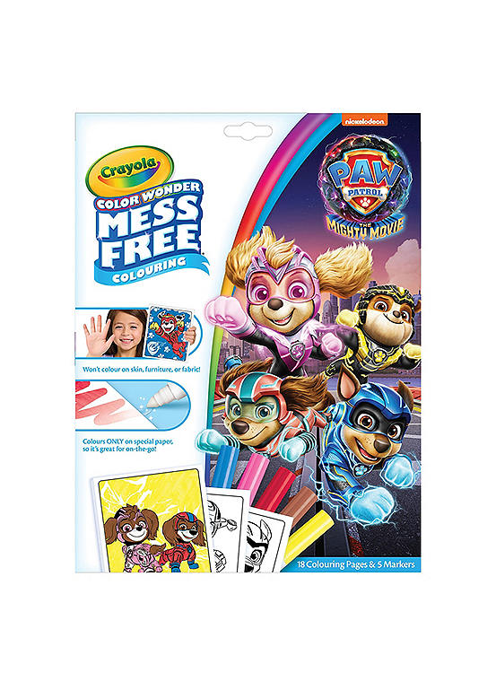 Crayola Colour Wonder Paw Patrol Adventure Pups Freemans