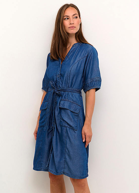 Molly Dress | Jungle Toile Patchwork | Multi main image 1