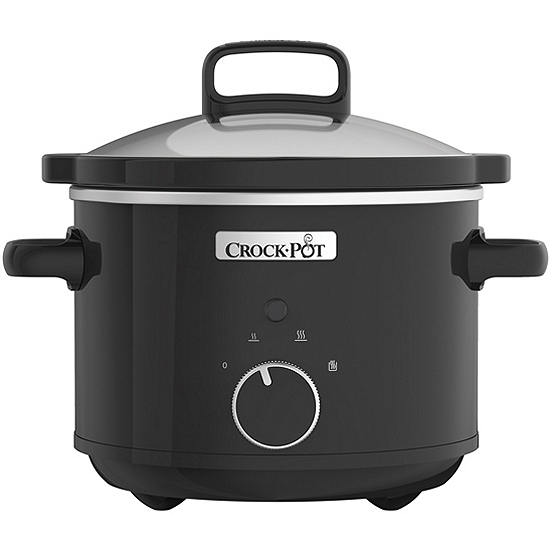 CrockPot 2.4L Slow Cooker Black Freemans