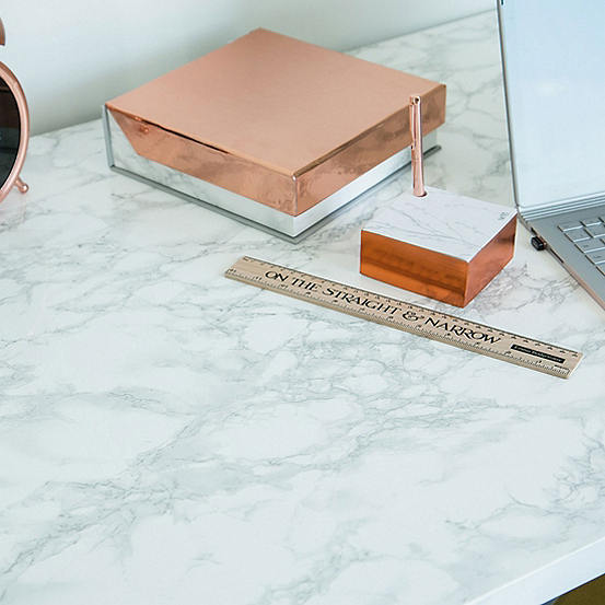 dcfix Sticky Back Plastic Marble Grey Vinyl Wrap Film for Doors