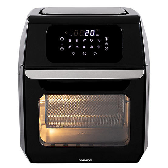 Daewoo SDA1551GE 1800W 12L Rotisserie Air Fryer Oven - Black | Freemans