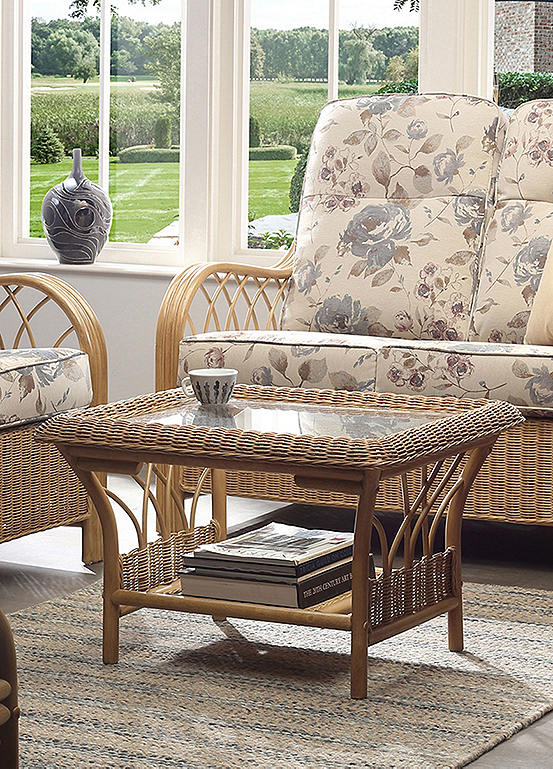 Desser Viola Natural Rattan Conservatory Glass Top Coffee Table Freemans - Rattan Conservatory Coffee Table Desser Viola Natural Rattan Conservatory Glass Top Coffee Table Freemans - Rattan Conservatory Coffee Table