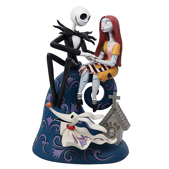 Disney Traditions Nightmare, Jack, Sally, Zero & his Gravestone | Freemans