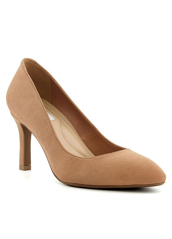 Dune London Adele Heeled Court Shoes Freemans