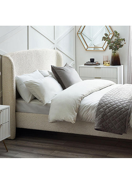 Eden Boucle Teddy Fabric Bed | Freemans