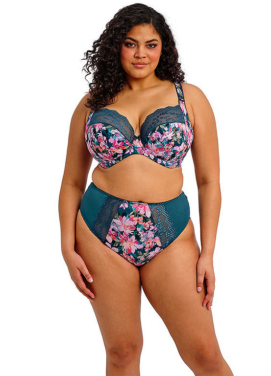 Himari High Leg Brief in Midnight - Elomi Plus Size Lingerie