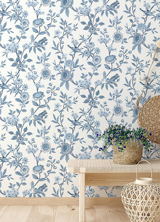 Fine Decor Eleanor Floral Wallpaper | Freemans
