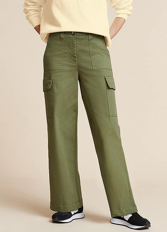 Freemans Khaki Cargo Trousers Freemans