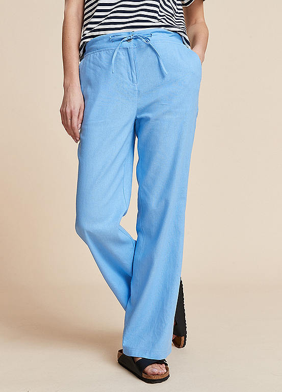 Freemans Light Blue Linen Trousers Freemans freemans-light-blue-linen-trousers-freemans
