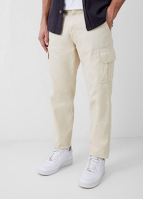 French Connection Cotton Ripstop Cargo Trousers | Freemans