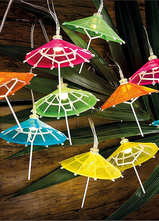 GardenWize Solar Umbrella String Lights Freemans