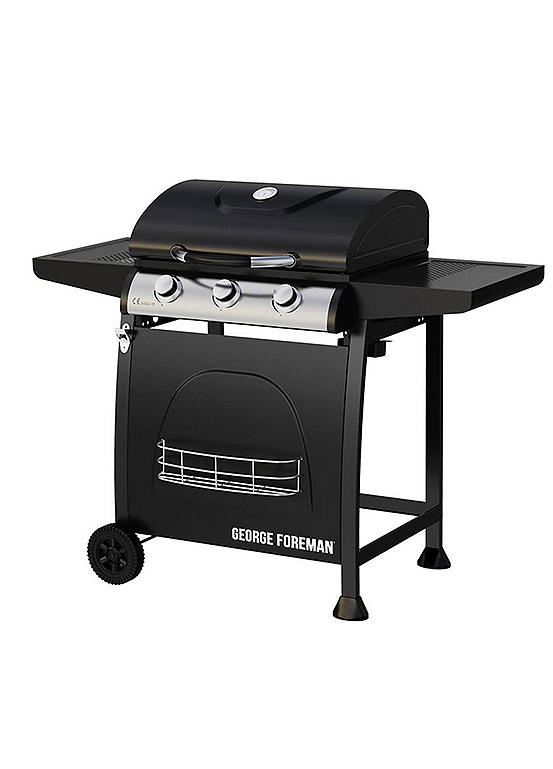 Foreman 3 Burner Gas BBQ Freemans