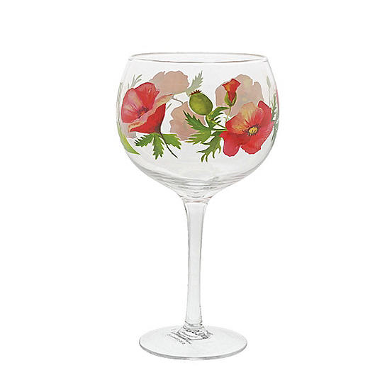 Ginology Poppies Copa Gin Glass