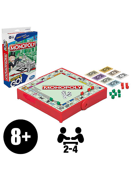 Hasbro Monopoly Grab and Go | Freemans