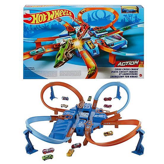 Hot Wheels CRISS CROSS CRASH™ TRACK SET DTN42 Freemans