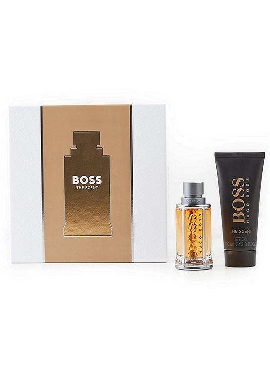 Hugo Boss The Scent Gift Set: Eau De Toilette 50ml & Shower Gel 100ml ...