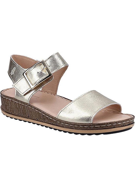 Hush Puppies Ellie Gold Sandals | Freemans