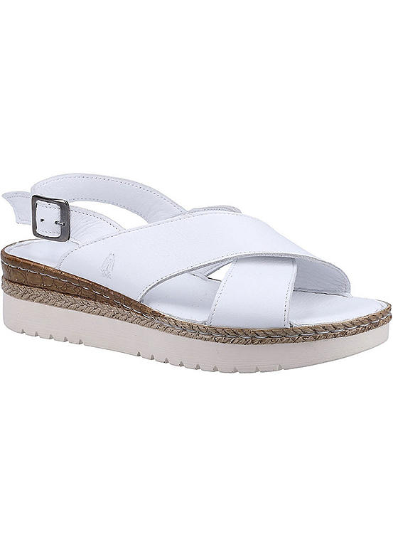 Hush Puppies Saphira White Sandals | Freemans