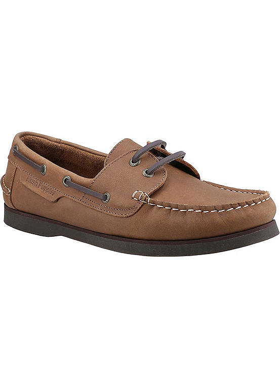 Hush Puppies Tan Henry Boat Shoes | Freemans