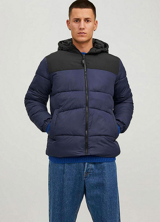 Jack & Jones Hooded Quilted Jacket Freemans