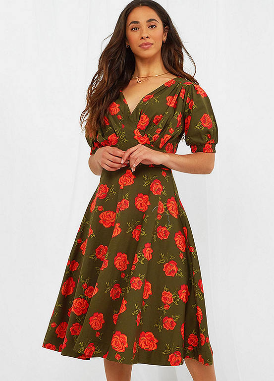 Joe Browns Radiant Roses Dress | Freemans
