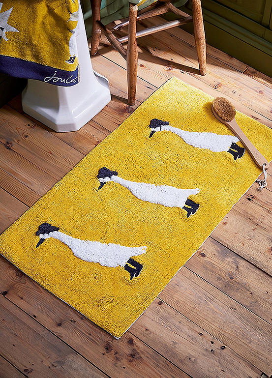 Joules Delia Duck Cotton Bath Mat Freemans