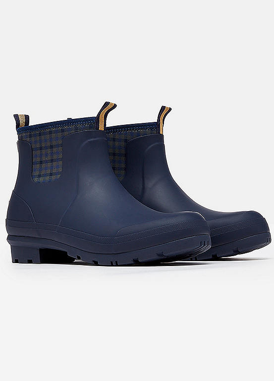 joules black ankle wellies