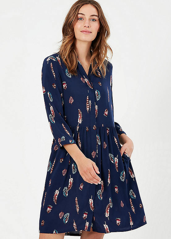 Joules Karis Concealed Placket Shirt Dress | Freemans