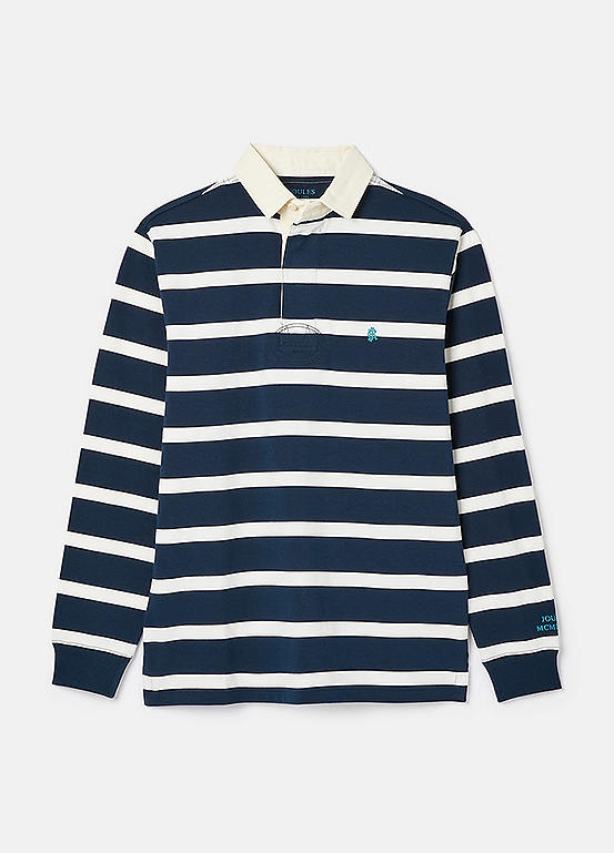 Joules Striped Long Sleeve Rugby Shirt Freemans