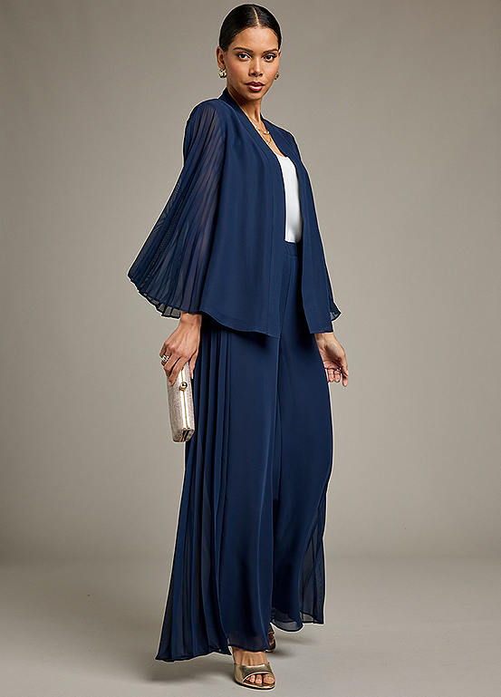 Pleated neck Jacket main image 1
