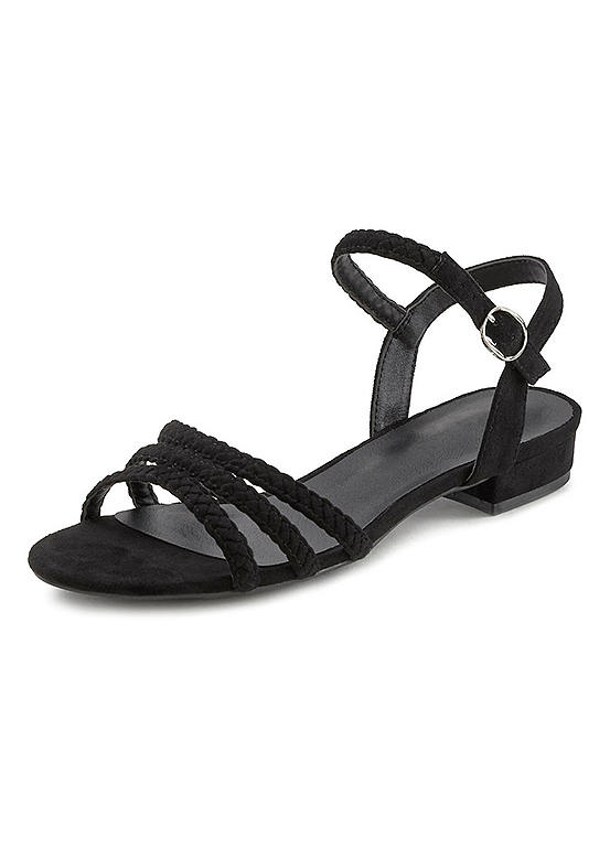 LASCANA Braided Strap Sandals | Freemans