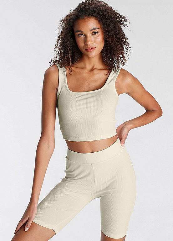 LASCANA Cycling Shorts and Top Set Freemans