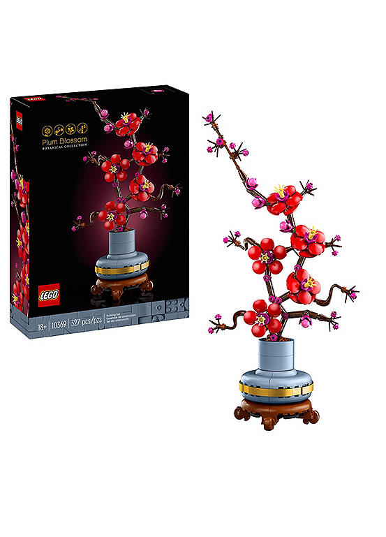 LEGO Icons Plum Blossom Flower, Home Decor Set | Freemans