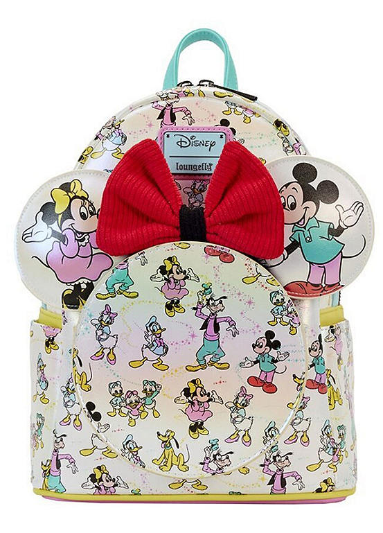 Loungefly Disney D100 AOP Ear Holder Mini Backpack Freemans