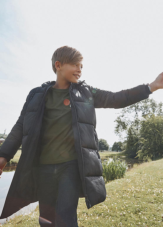 M&Co Longline Padded Coat Freemans