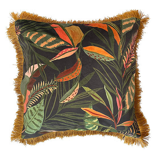 Malini Kai Tropical Leaves 45 x 45cm Feather Filled Cushion