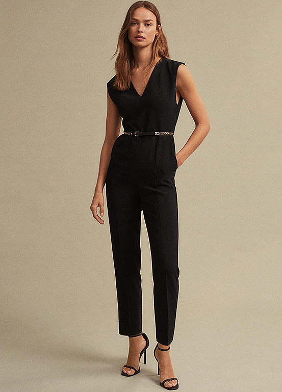 Mango Belted Jumpsuit Freemans