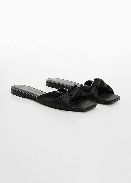 Mango Black Moni Sandals | Freemans